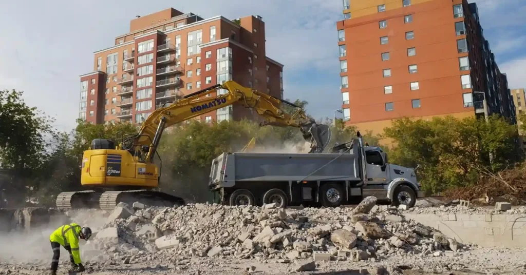 demolition affects neighbouring