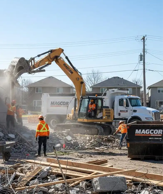 full-service demolition contractor in woodbridge