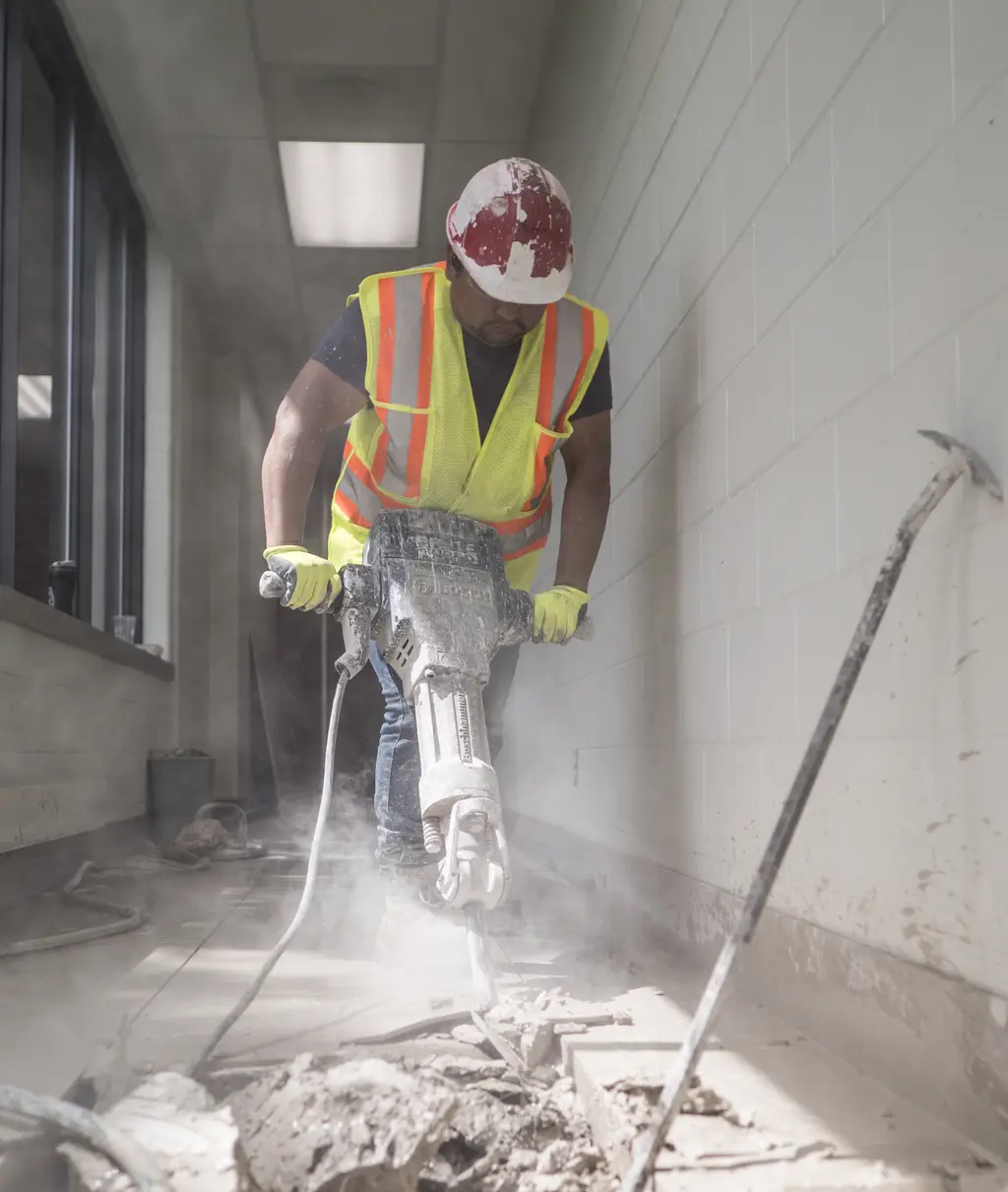 MAGCOR crew stripping out the interior of a building in Toronto